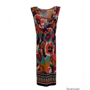 Maternal America Floral Maternity Dress Size Medium